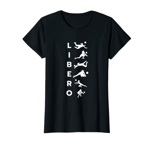 Divertido gráfico de jugadores de voleibol Libero para niñas Camiseta