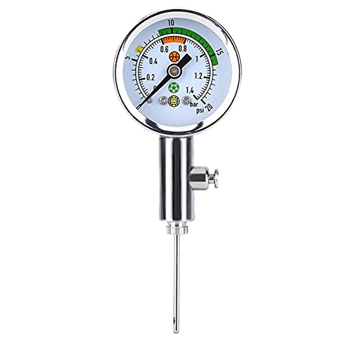 Air Pressure Gage Mini Ulitity Air Watch Pruebe y Ajuste la Herramienta de barómetro de presión Electromechanicalgauge