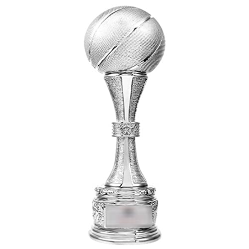 Campeonato De Baloncesto Trofeo De Oro Plata Y Bronce MVP Trofeos Personalizados Torneo De Baloncesto Trofeo del Club (Color : B, S : 38CM)
