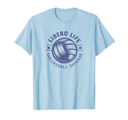 Libero Life: Defensa del Voleibol Camiseta