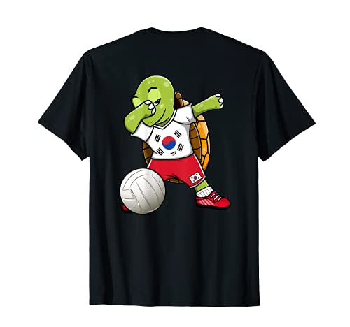 Dabbing Turtle - Bandera deportiva para fanáticos de voleibol de Corea del Sur Camiseta