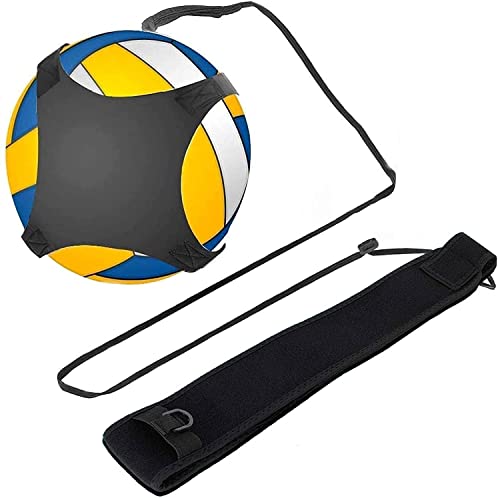Haofy Fútbol Trainer, Voleibol Servir Equipos Equipo de Entrenamiento de fútbol Manos Libres Práctica en Solitario con cinturón Cuerda elástica # 3# 4# 5 balones de fútbol para niños Adultos