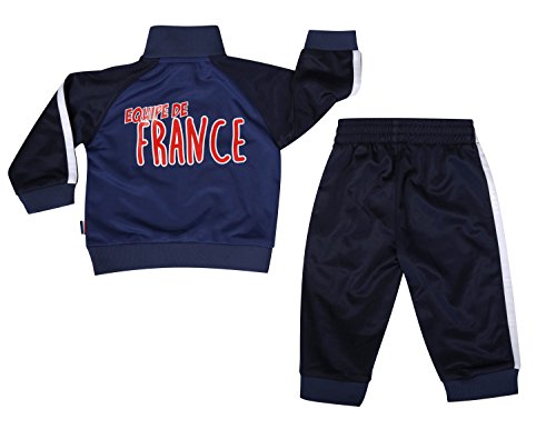 Chándal para bebé FFF, colección oficial de la selección de fútbol de Francia, Bebé niño, azul, 3 meses