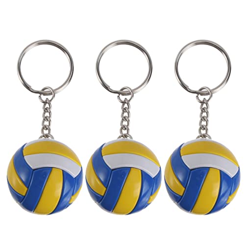 TOYANDONA Volley - Llavero 3D con forma de voleibol para la competencia, bolso para llavero, colgante de la bolsa, apasionados de voleibol de joyas para el regalo jugador de