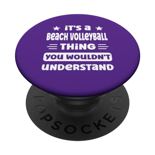 Divertido es una cosa de voleibol de playa que no entenderías PopSockets PopGrip Intercambiable