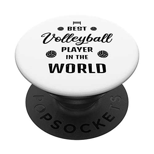 El mejor jugador de Voleibol del mundo Dicha de Voleibol PopSockets PopGrip Intercambiable