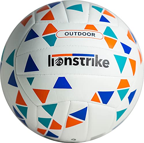 Lionstrike Fairtrade - Voleibol de voleibol para exteriores, playa, parque y jardín, costuras impermeables y superficie antideslizante para jugar en condiciones húmedas