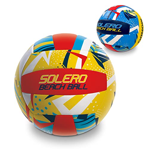 Mondo Toys - Pelota Voleibol BEACH VOLLEY SOLERO - Producto Oficial - Talla 5 - 270 g - 3 Colores Surtidos - 13457